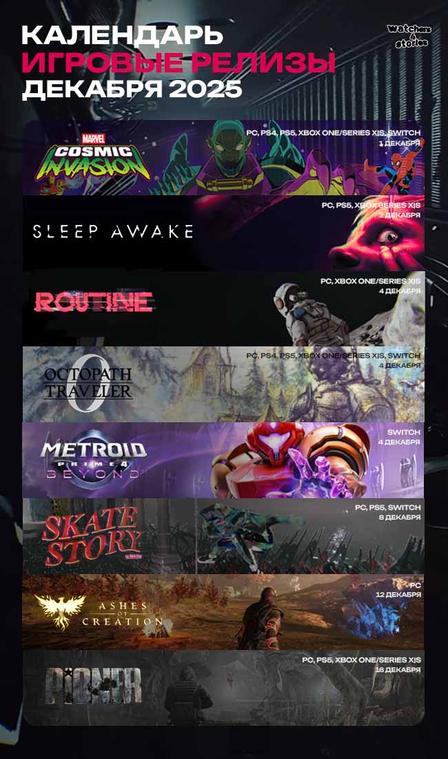 Главные игры декабря